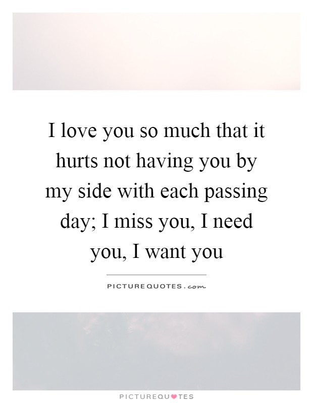 i miss you so much it hurts quotes