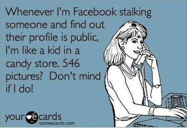 Facebook Stalking Quote 3 Picture Quote #1