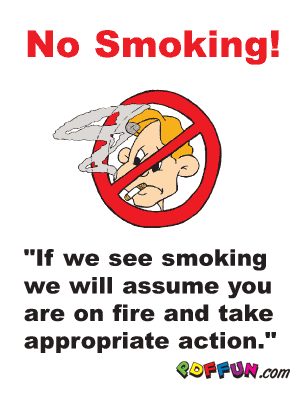 No Smoking Funny Quote | Quote Number 804826 | Picture Quotes