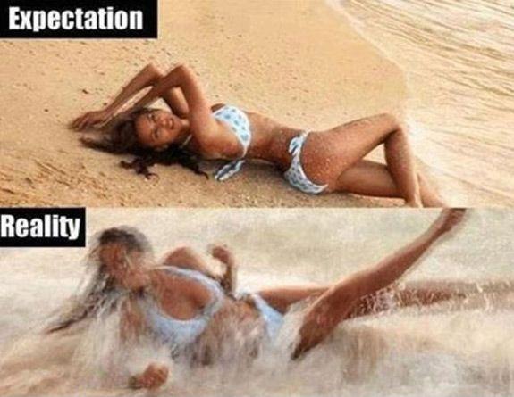 Expectation. Reality Picture Quote #11