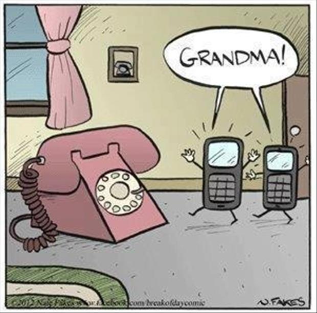 Grandma phone Picture Quote #1