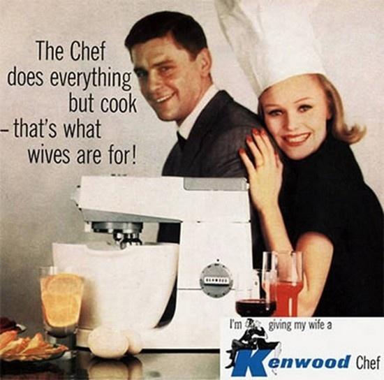 The chef does everything but cook - that's what wives are for! Picture Quote #1