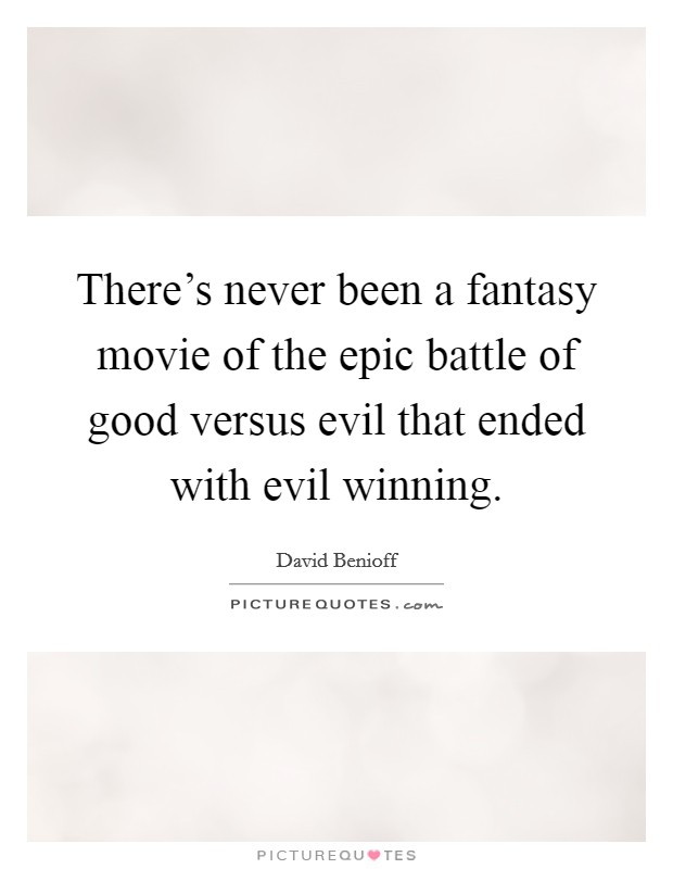 good versus evil quotes