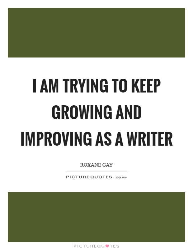 growth as a writer