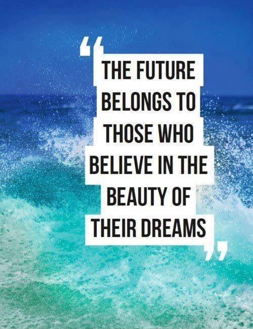 The future belongs to those who believe in the beauty of their dreams Picture Quote #3