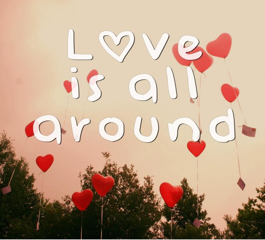 Love is all around Picture Quote #1