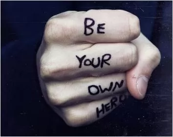 Be your own hero Picture Quote #1
