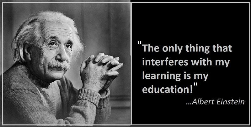 Image result for the only thing that affects my learning is education