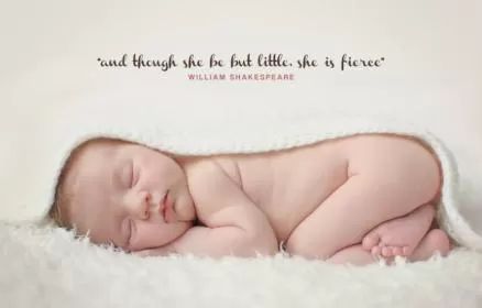 Though she be but little, she is fierce Picture Quote #2