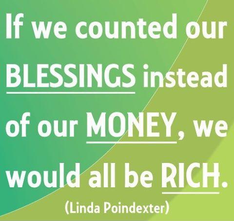 If we counted our blessings instead of our money, we would all be rich Picture Quote #1