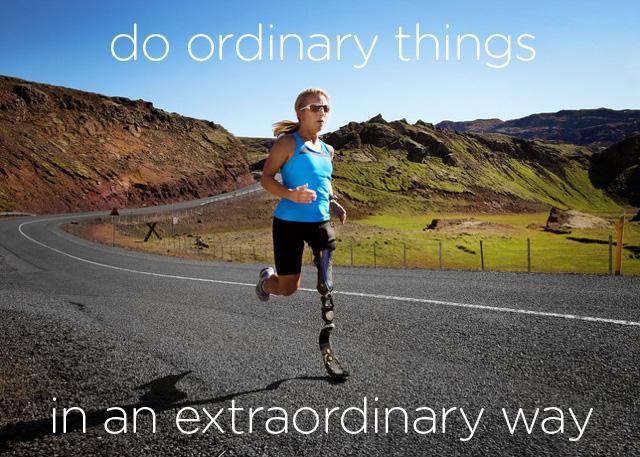 Do ordinary things in an extraordinary way Picture Quote #1