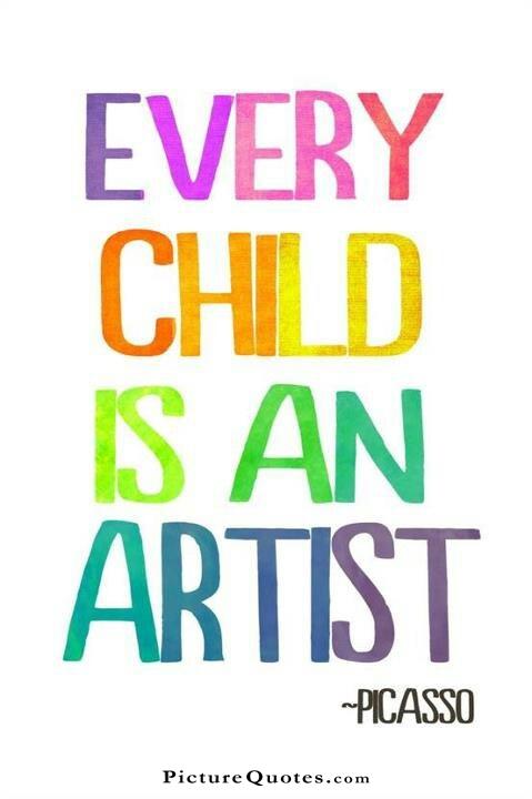 Every child is an artist. The problem is how to remain an artist once we grow up Picture Quote #6