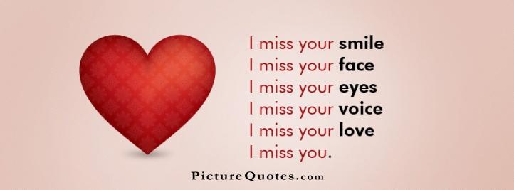 I miss you Picture Quote #3