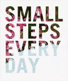Small steps every day Picture Quote #1