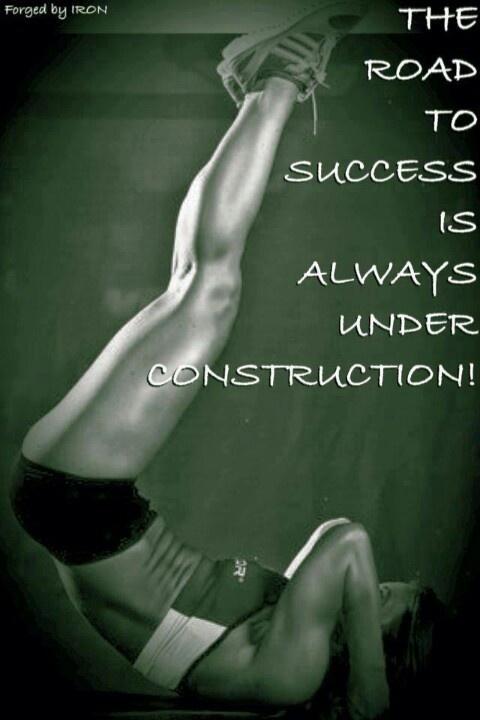 The road to success is always under construction Picture Quote #2