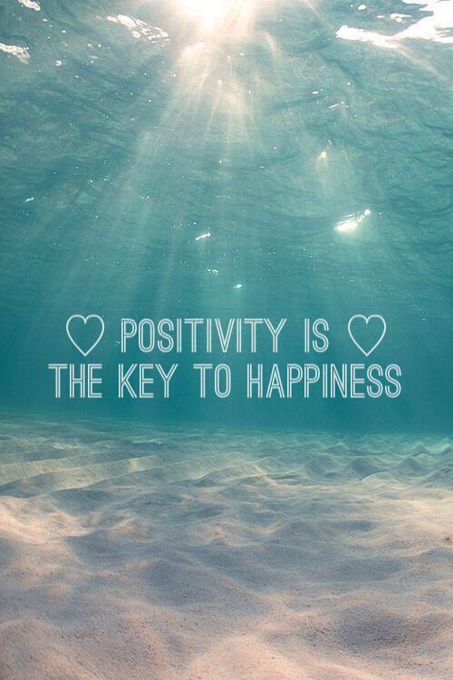 Positivity is the key to happiness Picture Quote #1