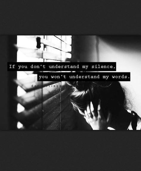 If you don't understand my silence how will you understand my words Picture Quote #2