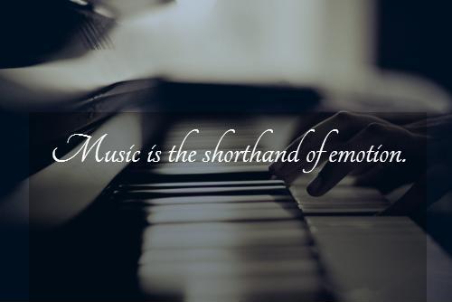 Music is the shorthand of emotion Picture Quote #1