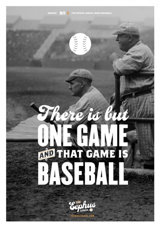 There is but one game and that game is baseball Picture Quote #2