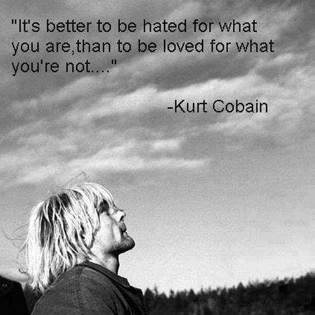 It's better to be hated for what you are, than to be loved for what you're not Picture Quote #1