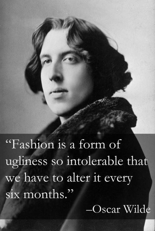 Fashion is a form of ugliness so intolerable that we have to alter it every six months Picture Quote #2