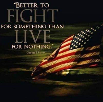 Better to fight for something than to live for nothing Picture Quote #2
