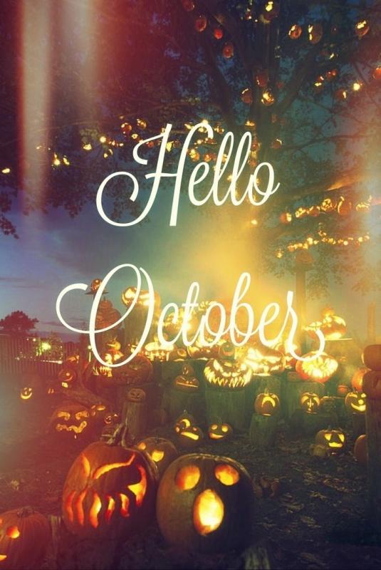 Hello, October Picture Quote #2