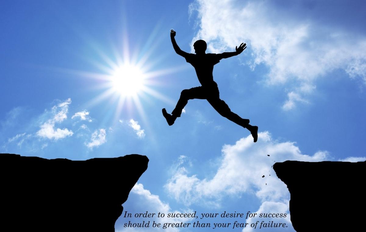 In order to succeed, your desire for success should be greater than your fear of failure Picture Quote #3