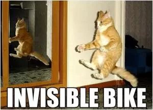 Invisible bike Picture Quote #1