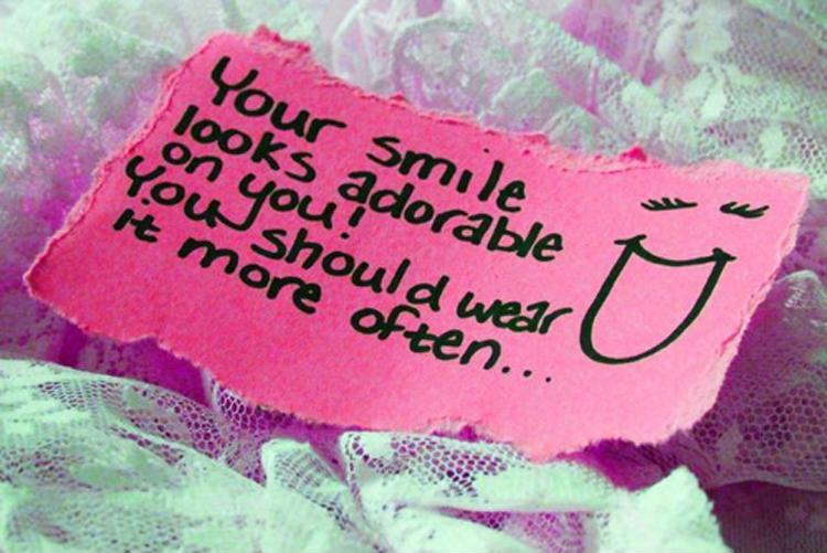 Your smile looks adorable on you! You should wear it more often Picture Quote #1