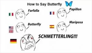 How to say butterfly. Farfalla. Papillon. Butterfly. Mariposa. Schmetterling!!! Picture Quote #1