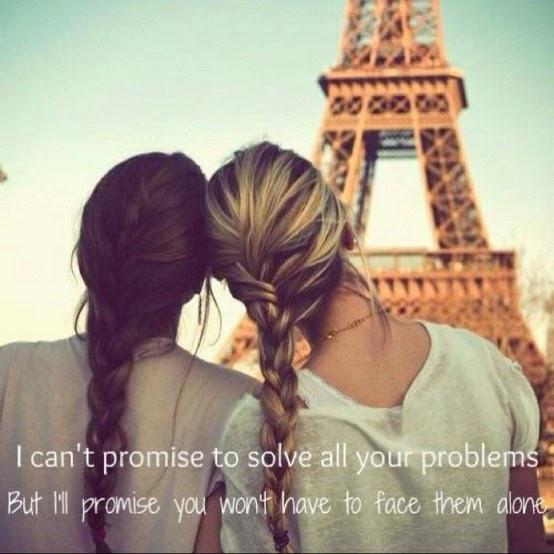 I can't promise to solve all your problems, but I'll promise you won't have to face them alone Picture Quote #1