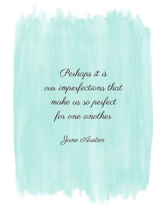 Perhaps it is our imperfections that make us so perfect for one another Picture Quote #1