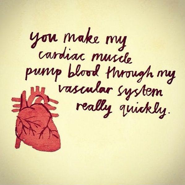 You make my heart beat faster Picture Quote #2
