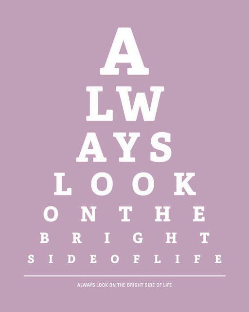 Always look on the bright side of life Picture Quote #1