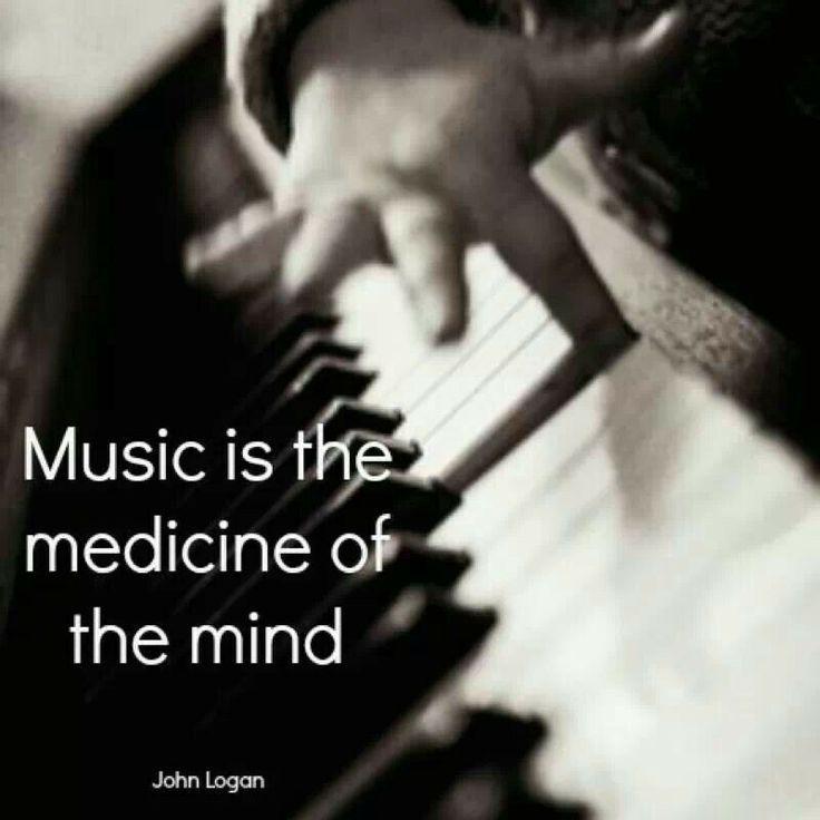 Music is the medicine of the mind Picture Quote #1