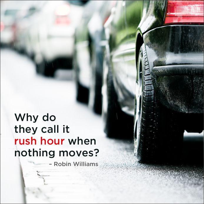 Why do they call it rush hour when nothing moves? Picture Quote #1