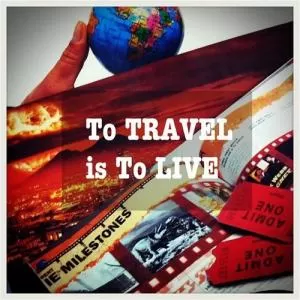 To travel is to live Picture Quote #1
