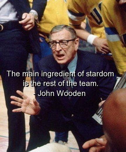 The main ingredient of stardom, is the rest of the team Picture Quote #1