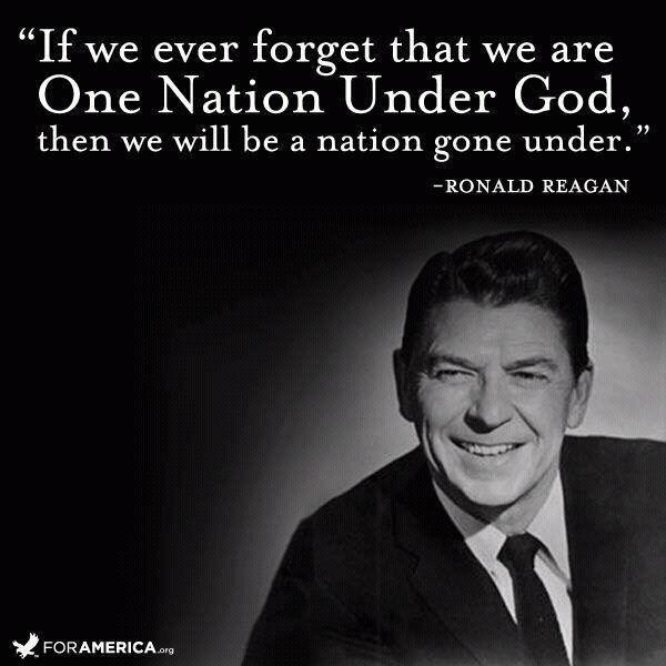 If we ever forget we are One Nation Under God, then we will be a nation gone under Picture Quote #1
