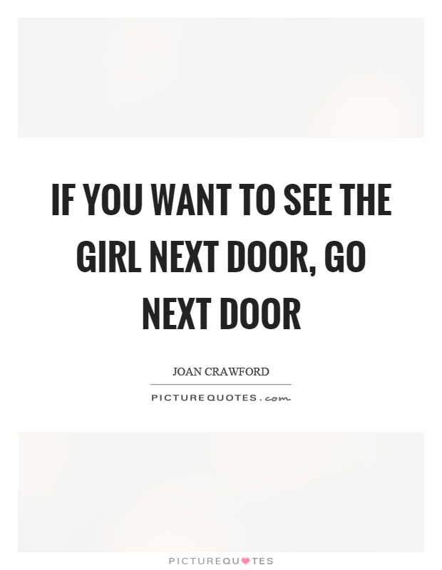 Girl Next Door Quotes