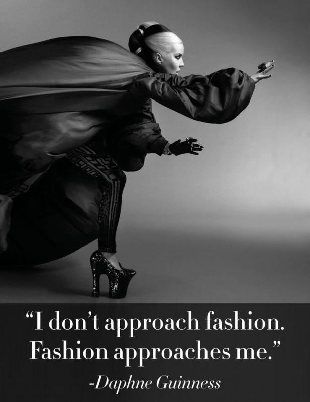 I don't approach fashion, fashion approaches me Picture Quote #1