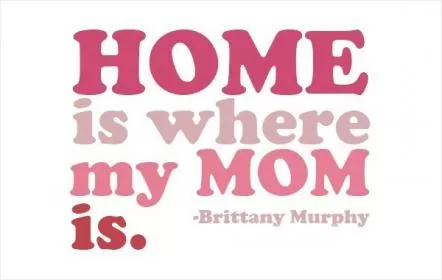 Home is where my mom is Picture Quote #1