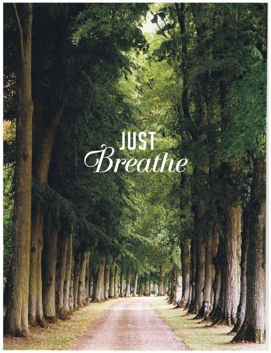 Just breathe Picture Quote #1