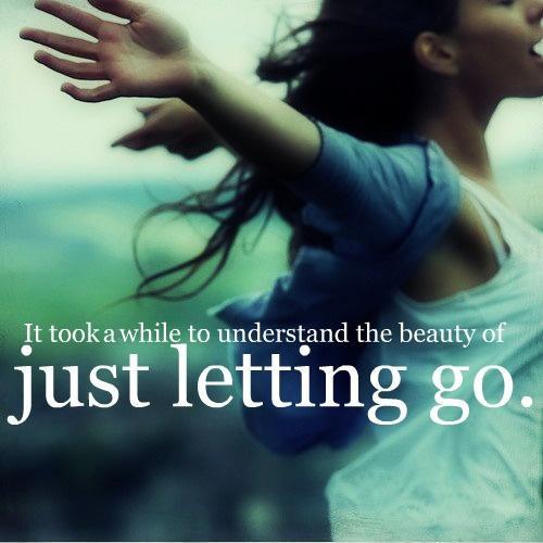 It took a while to understand the beauty of letting go Picture Quote #1