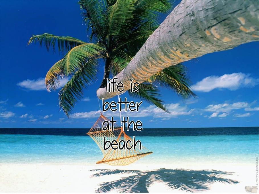 Life is better at the beach Picture Quote #3