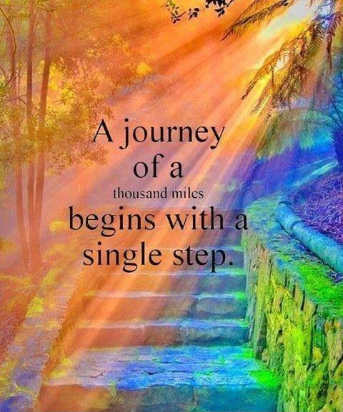 A journey of a thousand miles begins with a single step Picture Quote #2