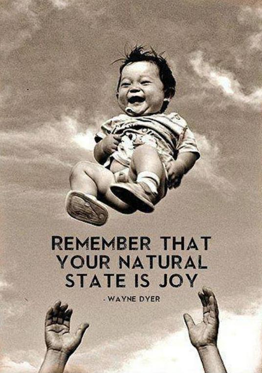Remember that your natural state is joy Picture Quote #1