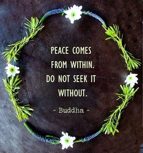 Peace comes from within. Do not seek it without Picture Quote #2
