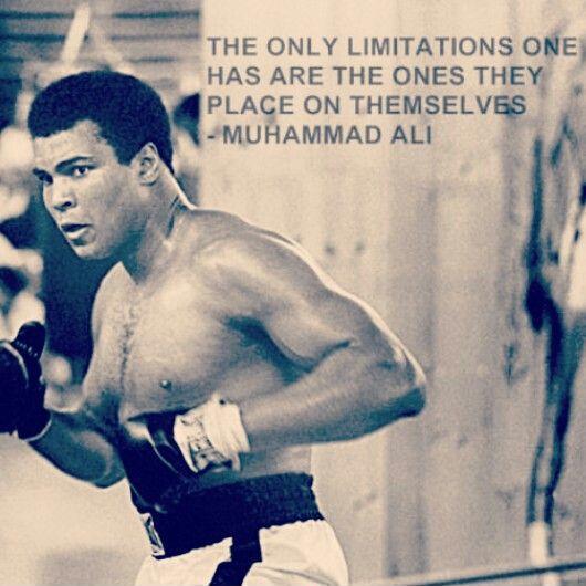 The only limitations one has are the ones they place on themselves Picture Quote #1
